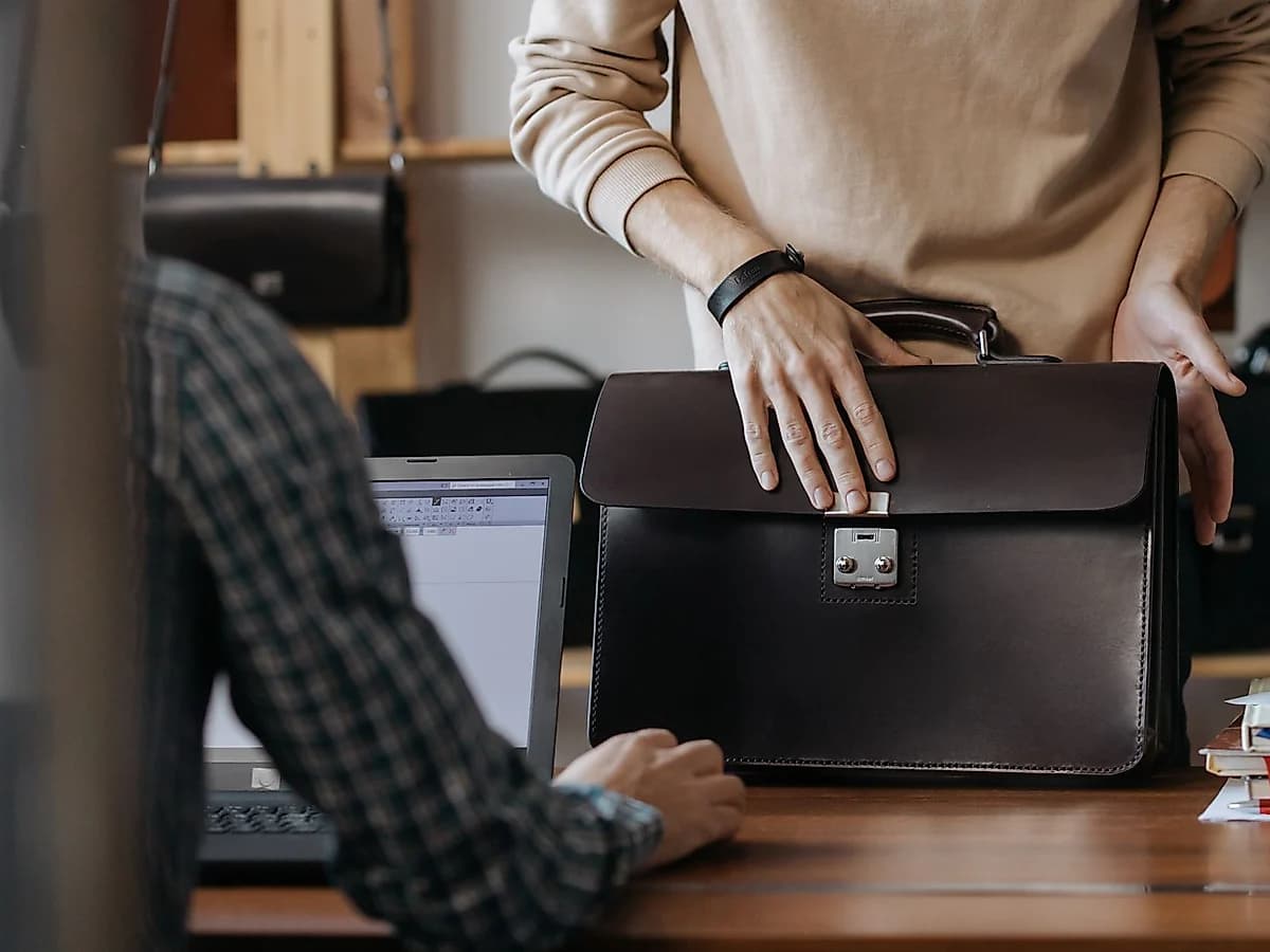 Bosphorus Leather Laptop Çantası, 15,6 inç Yastıklı