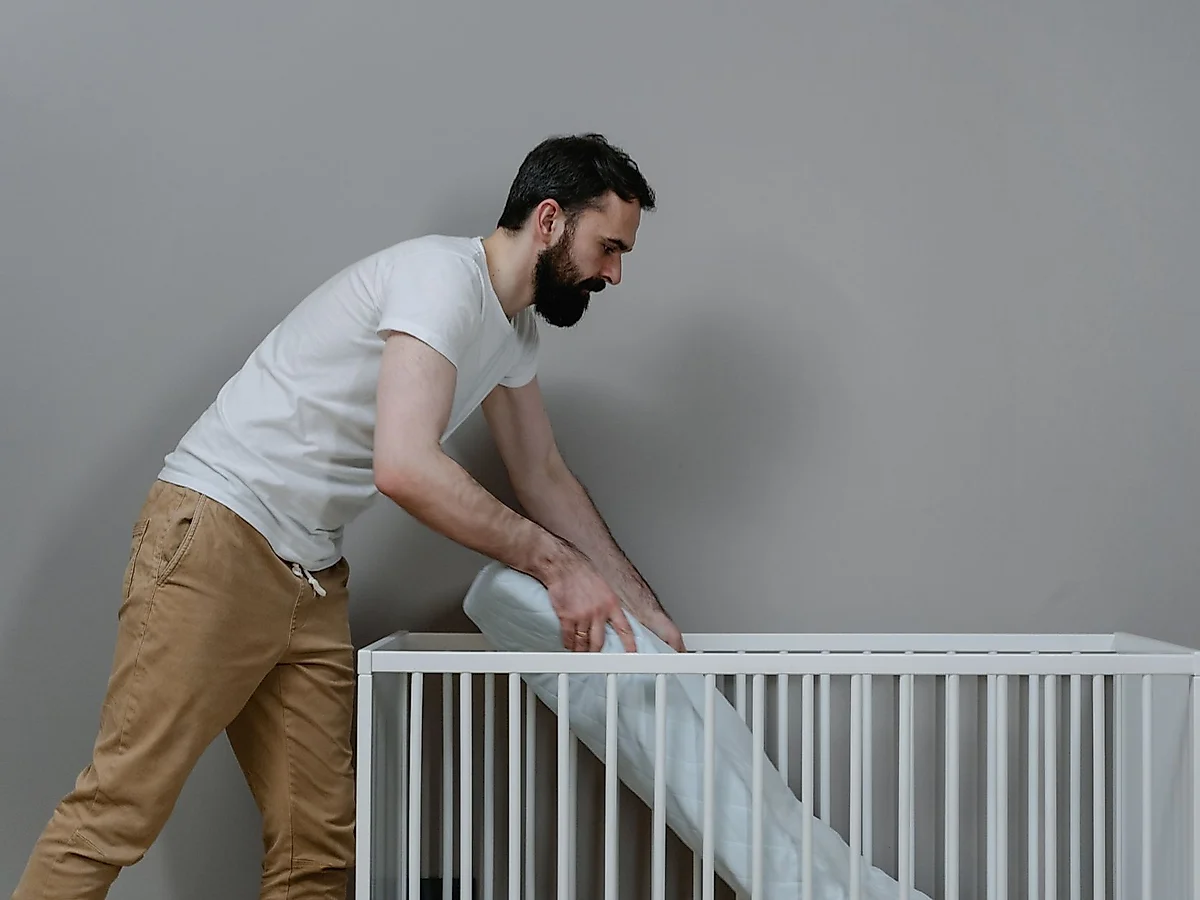 Minik Adım Bebek Yatağı 60x120 cm, Ortopedik Sünger