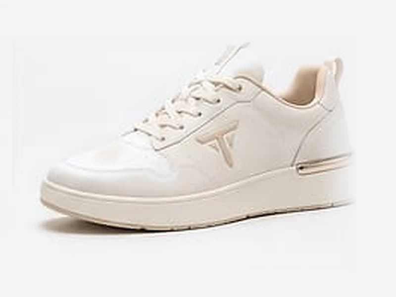 TEAM Bella kırık beyaz kadın sneaker, yandan görünüm