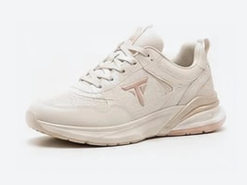 TEAM Grace krem kadın sneaker, yandan görünüm