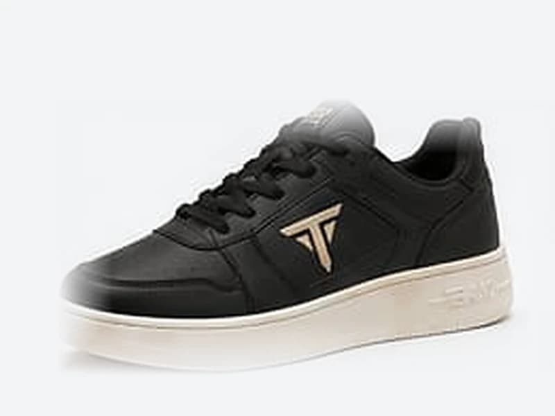TEAM Legend siyah ve krem unisex sneaker, yandan görünüm
