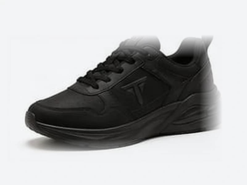 TEAM Urban siyah unisex sneaker, yandan görünüm