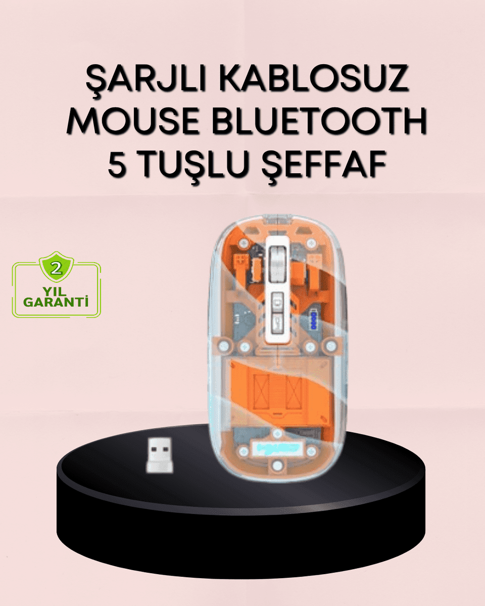 Modlu Hafif ve Taşınabilir Fare – 43 Gram, Otomatik Uyku