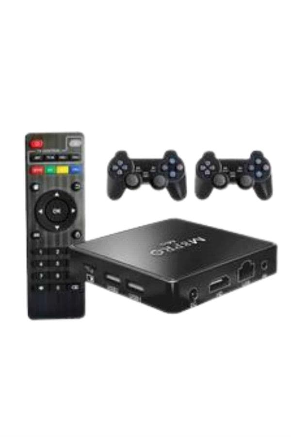 Konsolu M8 PRO Mini 2.4G 10K ultra HD 64 GB TV BOX Android TV GAME BOX 2 Adet