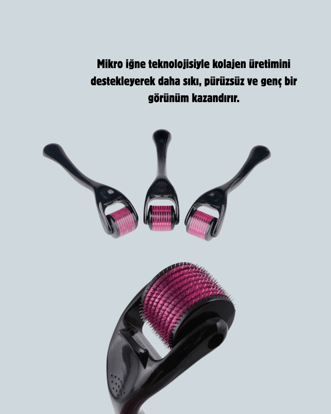 Titanyum İğneli 540 İğne 0.5 mm Dermaroller