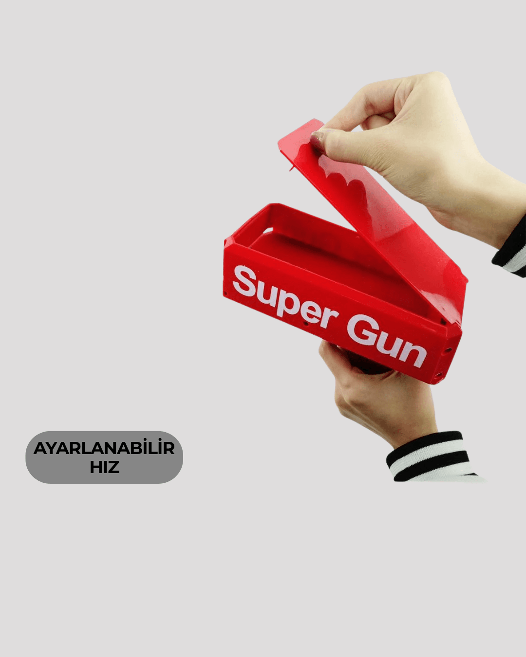 Kâğıt Atma Oyuncağı 130 Kâğıtla Birlikte