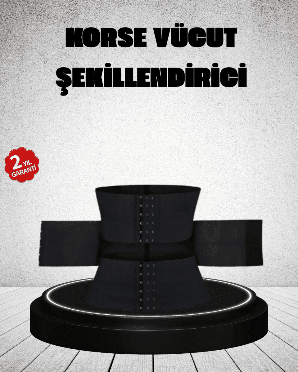 Vücut Şekillendirici Bel Sargısı Kaymaz Esnek Tasarım