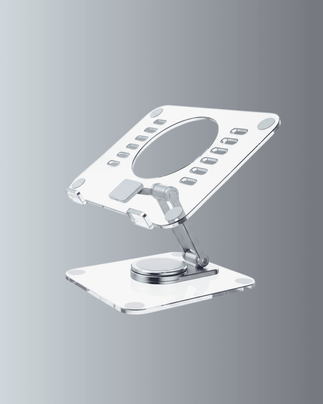 Katlanabilir Şeffaf Tablet Standı Ayarlanabilir