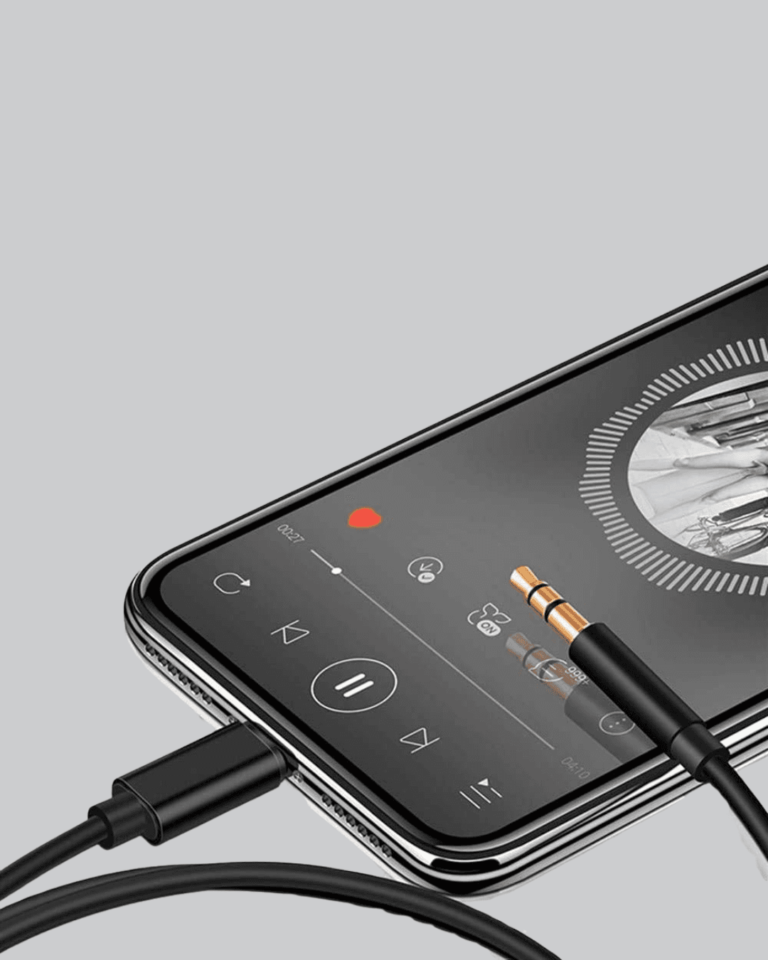 Lightning 3.5mm Aux Adaptör Kablo 1 Metre