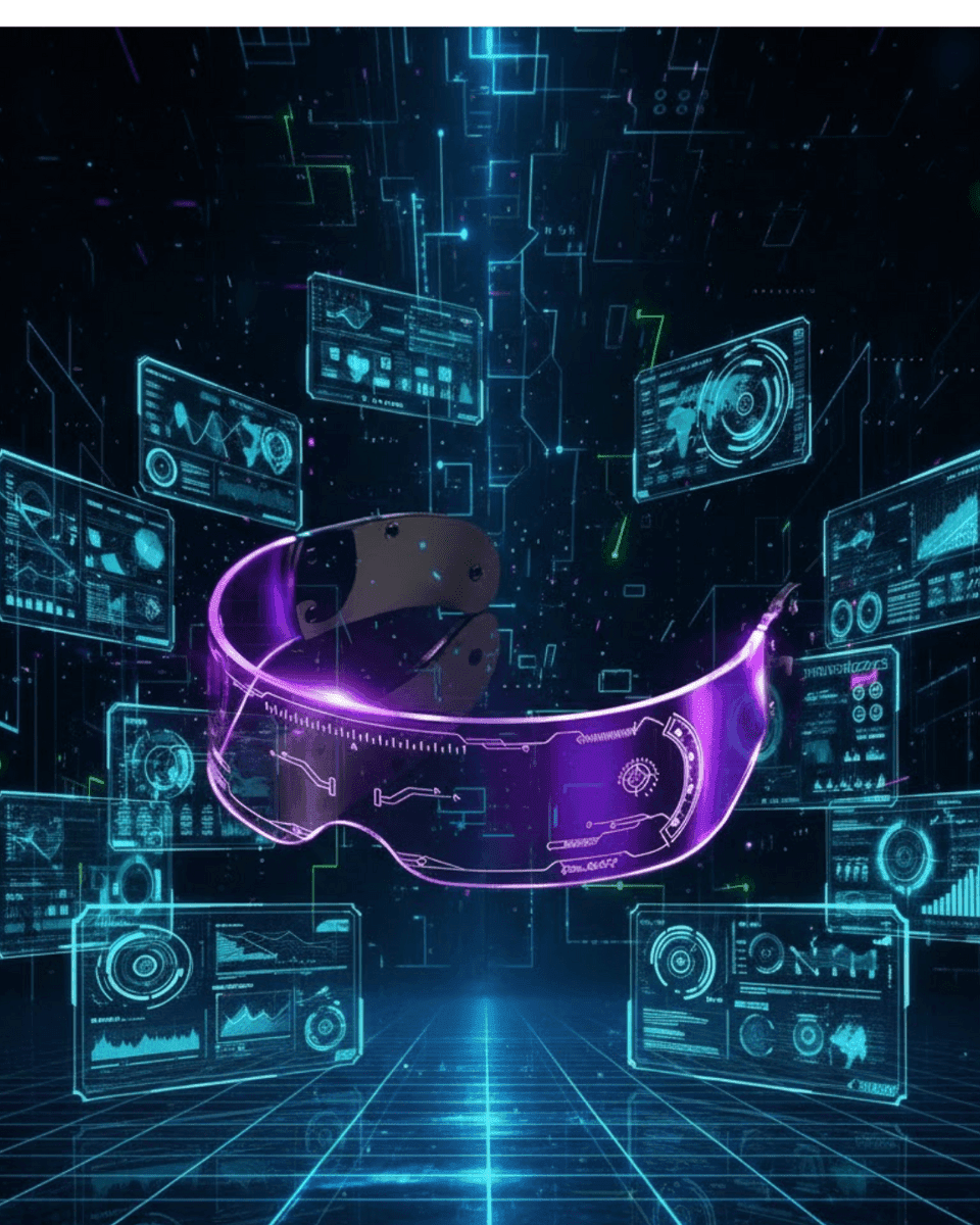 Cyberpunk LED Gözlük Çok Modlu Işıklı Parti ve Festival Aksesuarı