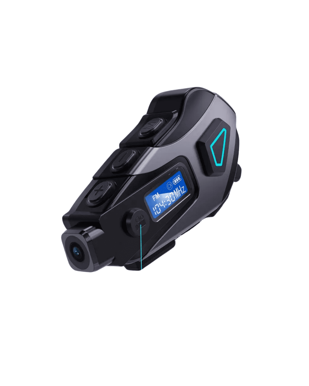 Kask İçine Uygun Kablosuz Kulaklık IPX8 Su Geçirmez LED Ekranlı