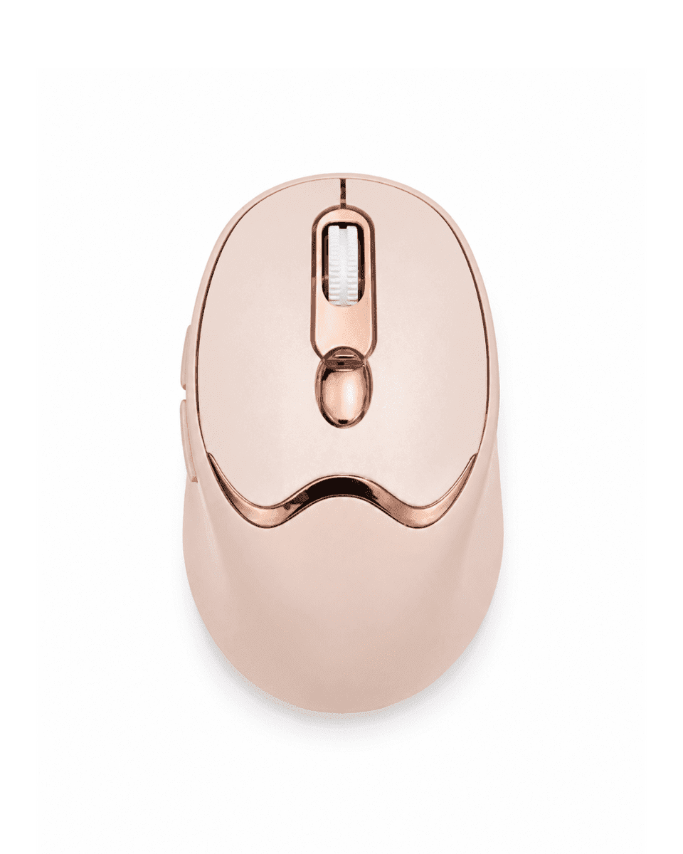 Kablosuz Şarjlı Mouse Altın Renk M02