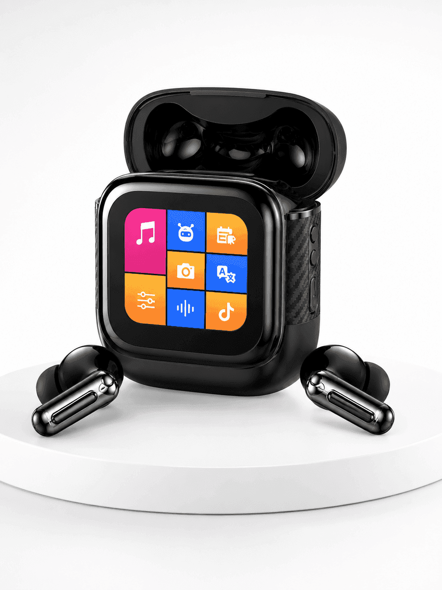 Akıllı Ekranlı AI Bluetooth Kulaklık