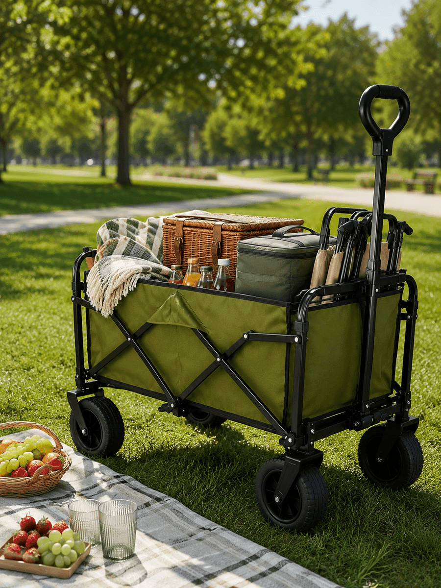 Katlanabilir Wagon Taşıma Arabası 130 KG Kapasite