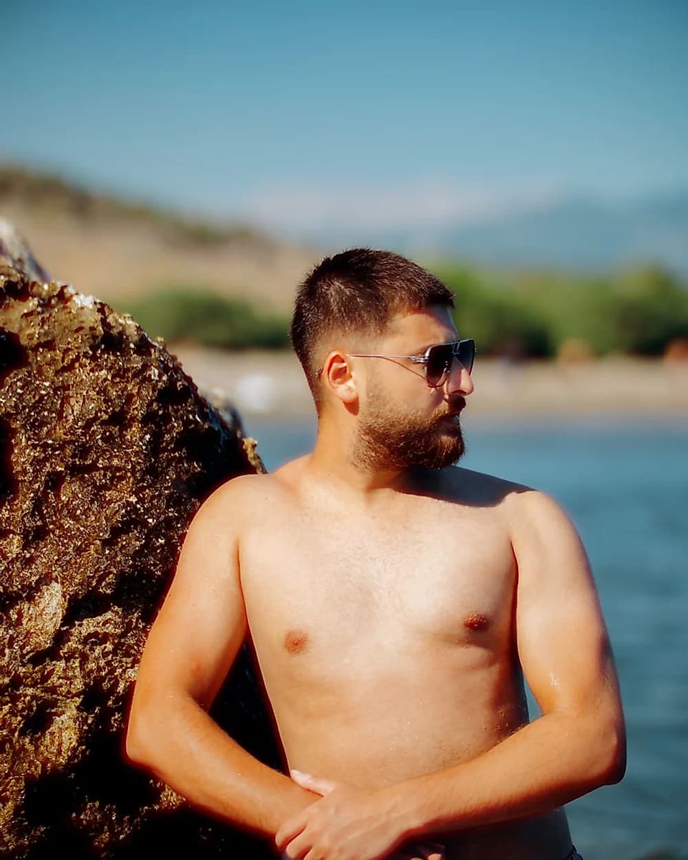 Pera Cotton Erkek Deniz Şortu, Hızlı Kuruyan