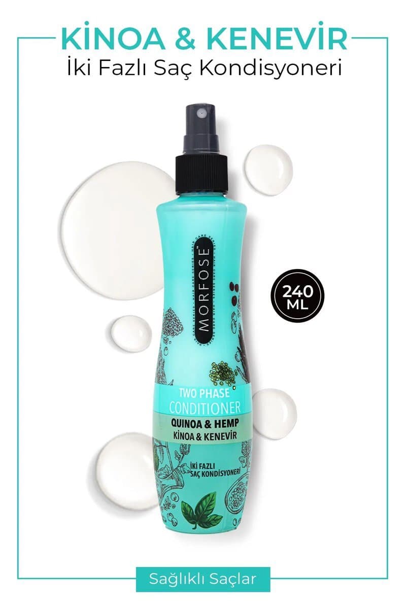Çift Fazlı Kinoa & Kenevir Kondisyoner Fön Suyu 240 ML - mrfs
