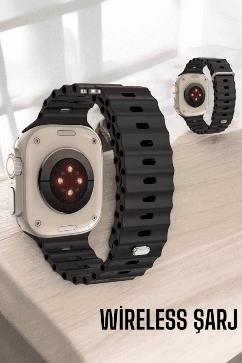 Ultra Akıllı Saat Gri Kasa 45 MM Suya Dayanıklı