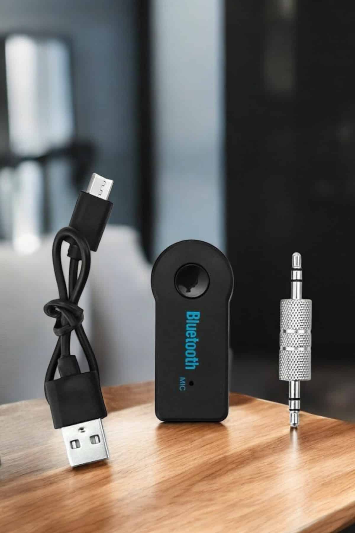 Bluetooth Araç Kiti Aux Bağlantılı Hafıza Kartlı
