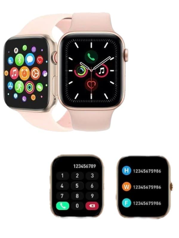 G9 Mini Akıllı Saat Pembe Kasa 20 mm Kompakt
