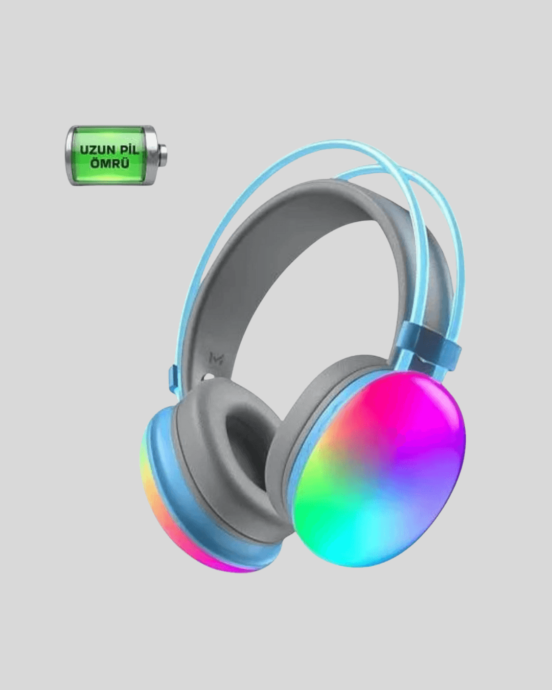 Kablosuz Gaming Kulaklık Bluetooth 5.3 RGB Işıklı 280g