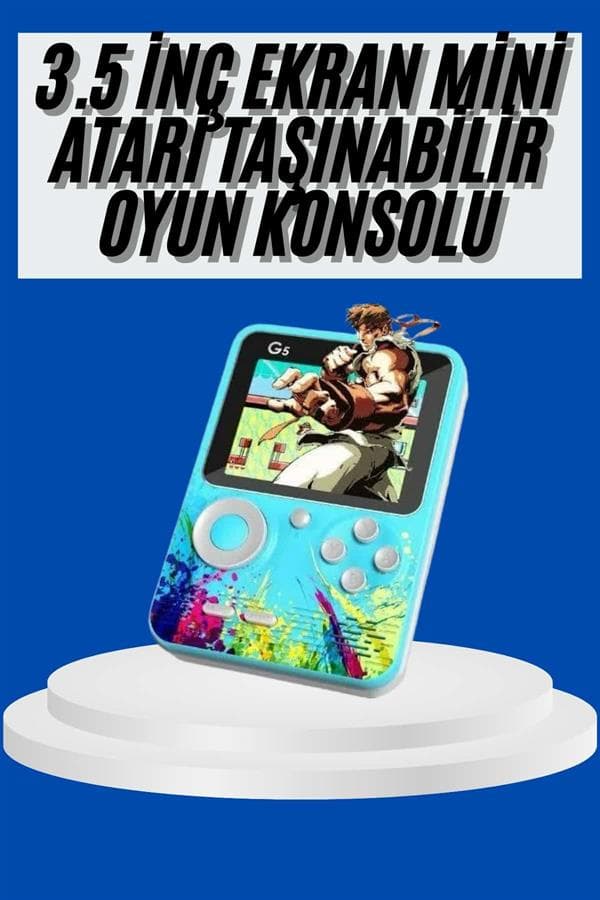 Taşınabilir 4K HD Retro Oyun Konsolu 500 Oyunlu
