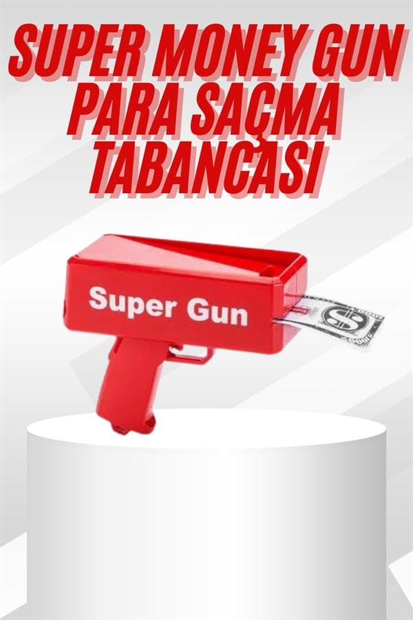 Eğlenceli Para Saçma Oyuncağı 6 Yaş+ Kırmızı
