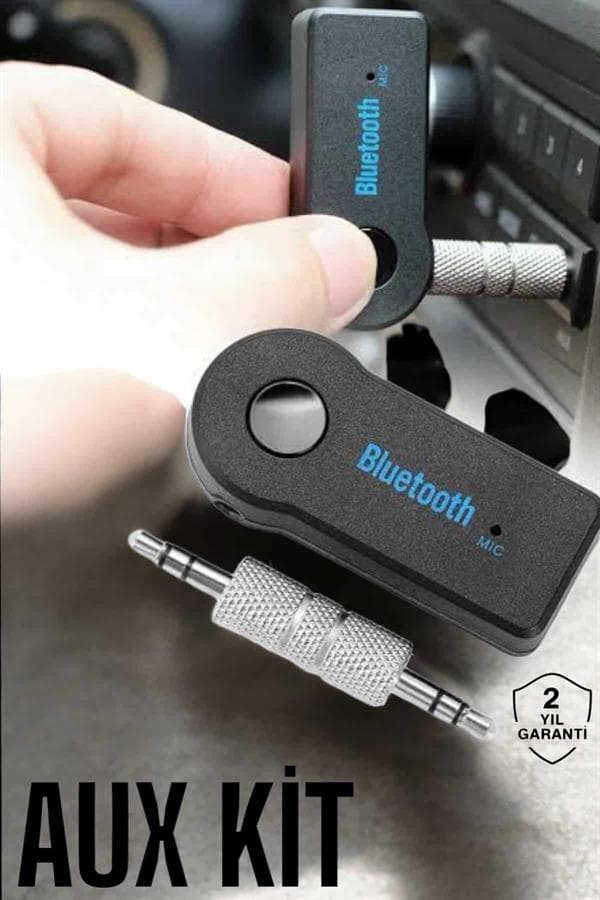 Bluetooth Araç Kiti Hafıza Kartlı Aux Bağlantılı