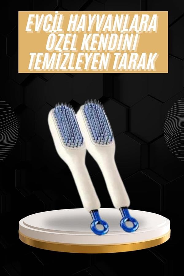 Evcil Hayvanlara Özel Kolay Temizlenen Tüy Temizleme Fırçası