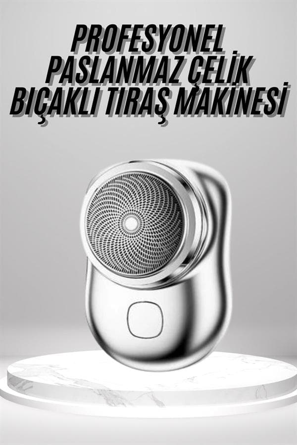 Mini Taşınabilir Sıfır Sakal Tıraş Makinesi USB Şarjlı IPX6 Su Geçirmez