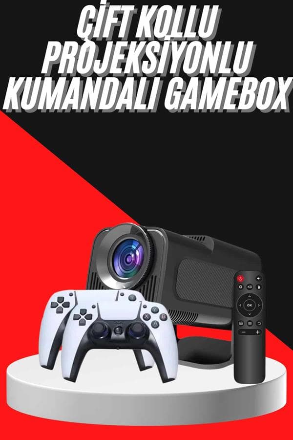 Taşınabilir Projektör Android 11 1080P 450 ANSI Lümen