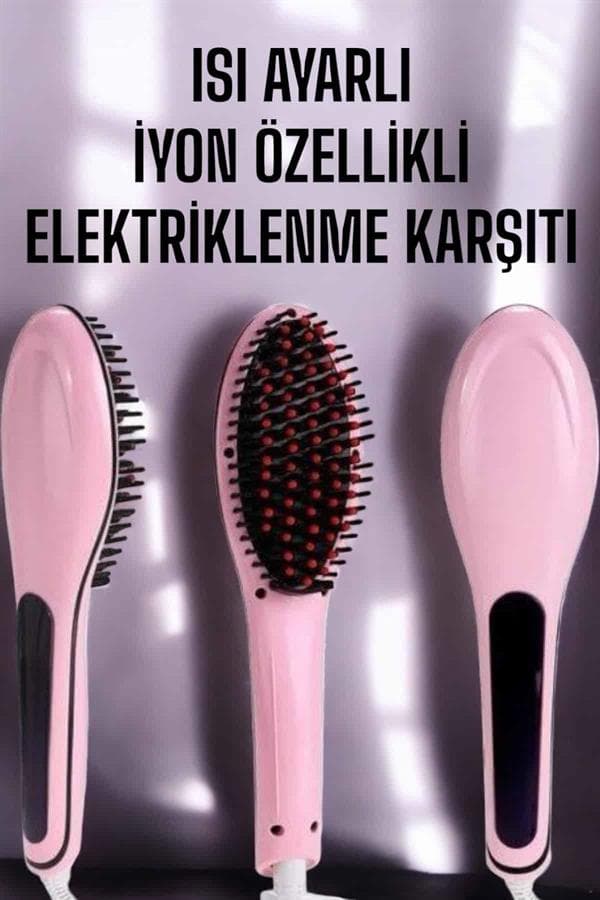 Saç Düzleştirici Isı Ayarlı Seramik Plakalı 5 Isı Kademeli